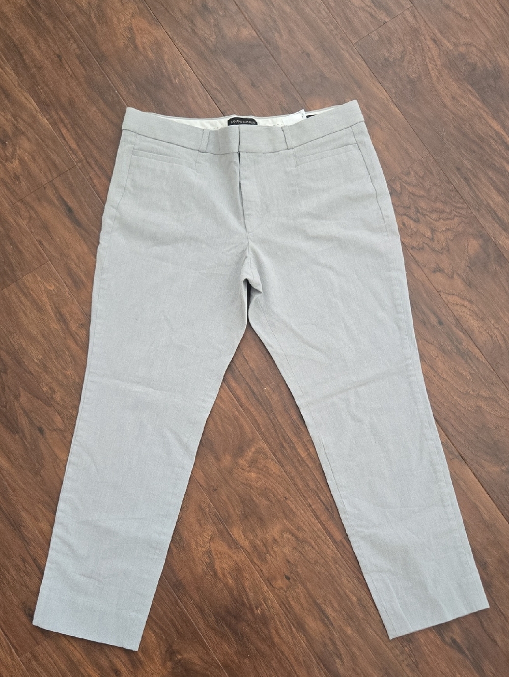 Banana Republic Light Gray Men's Dress Pants